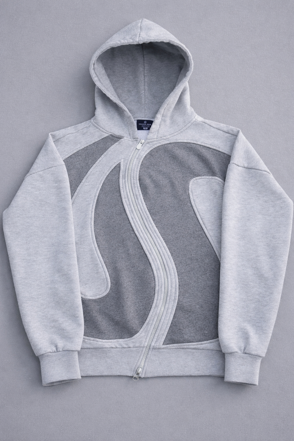 Curved Zipper Hoodie