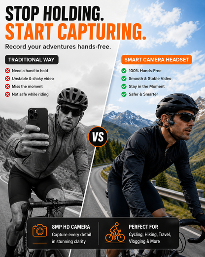 AI Camera Headset